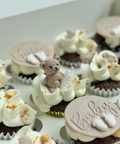 Baby Teddy Cupcakes